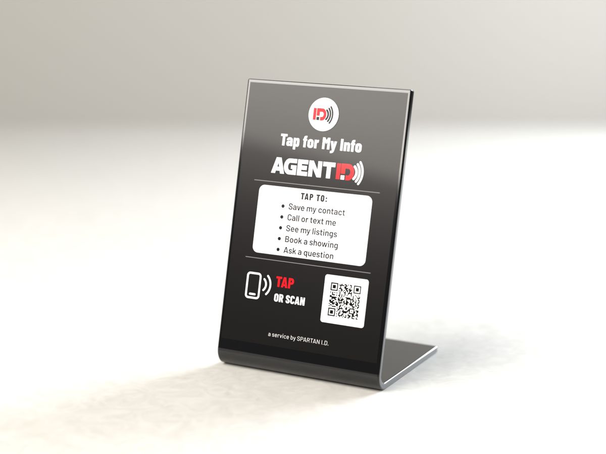 AGENT I.D. NFC tap stand